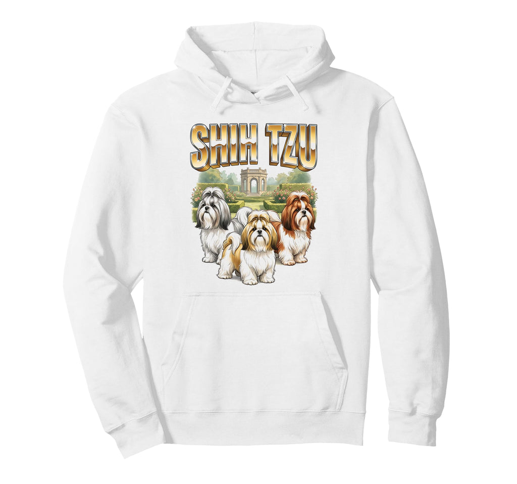 Shih Tzu 90S Dog Lover 80S Shih Tzu Hoodie - Streetwear Style for Adults - T-Shirt, Sweatshirt, Hoodie