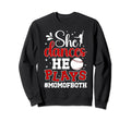 She Dances He Plays Mom Both Sweatshirt - Aesthetic Graphic for Adults - T-Shirt, Sweatshirt, Hoodie