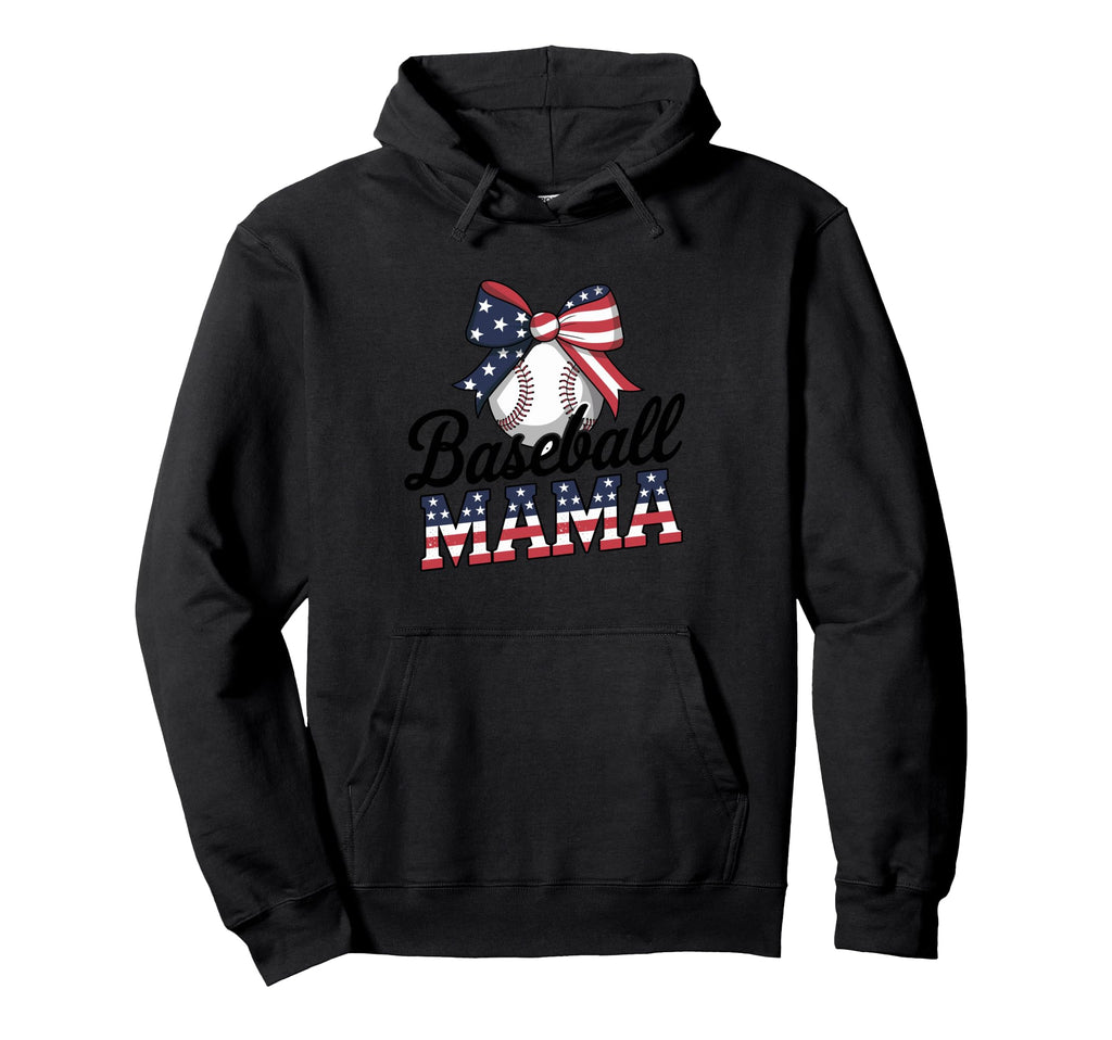 Patriotic Baseball Moms United Sweatshirt - Casual Everyday Wear Men Women - T-Shirt, Sweatshirt, Hoodie