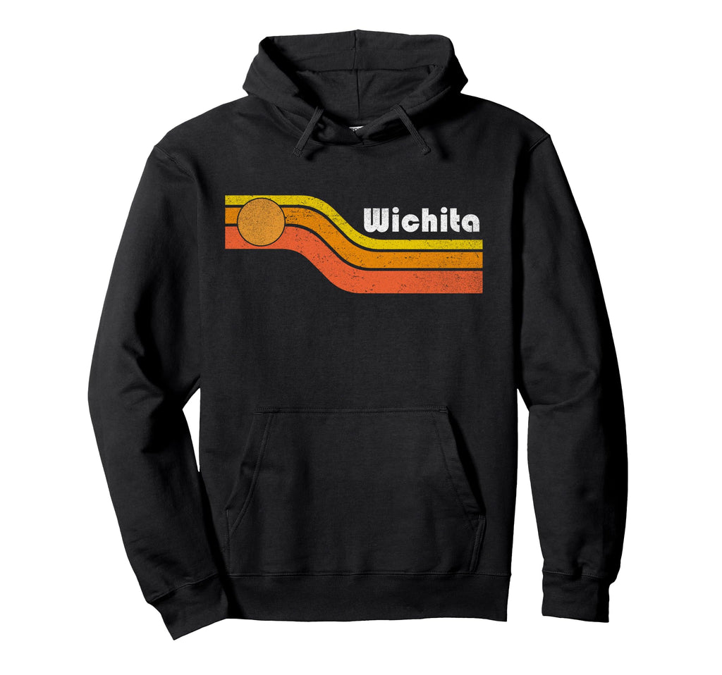 Wichita 70S 80S Hoodie - Unique Graphic for Adults - T-Shirt, Sweatshirt, Hoodie