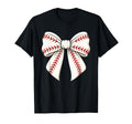 Coquette Bow Baseball Game Day Cheer T-Shirt - Graphic Print for Adults - T-Shirt, Sweatshirt, Hoodie