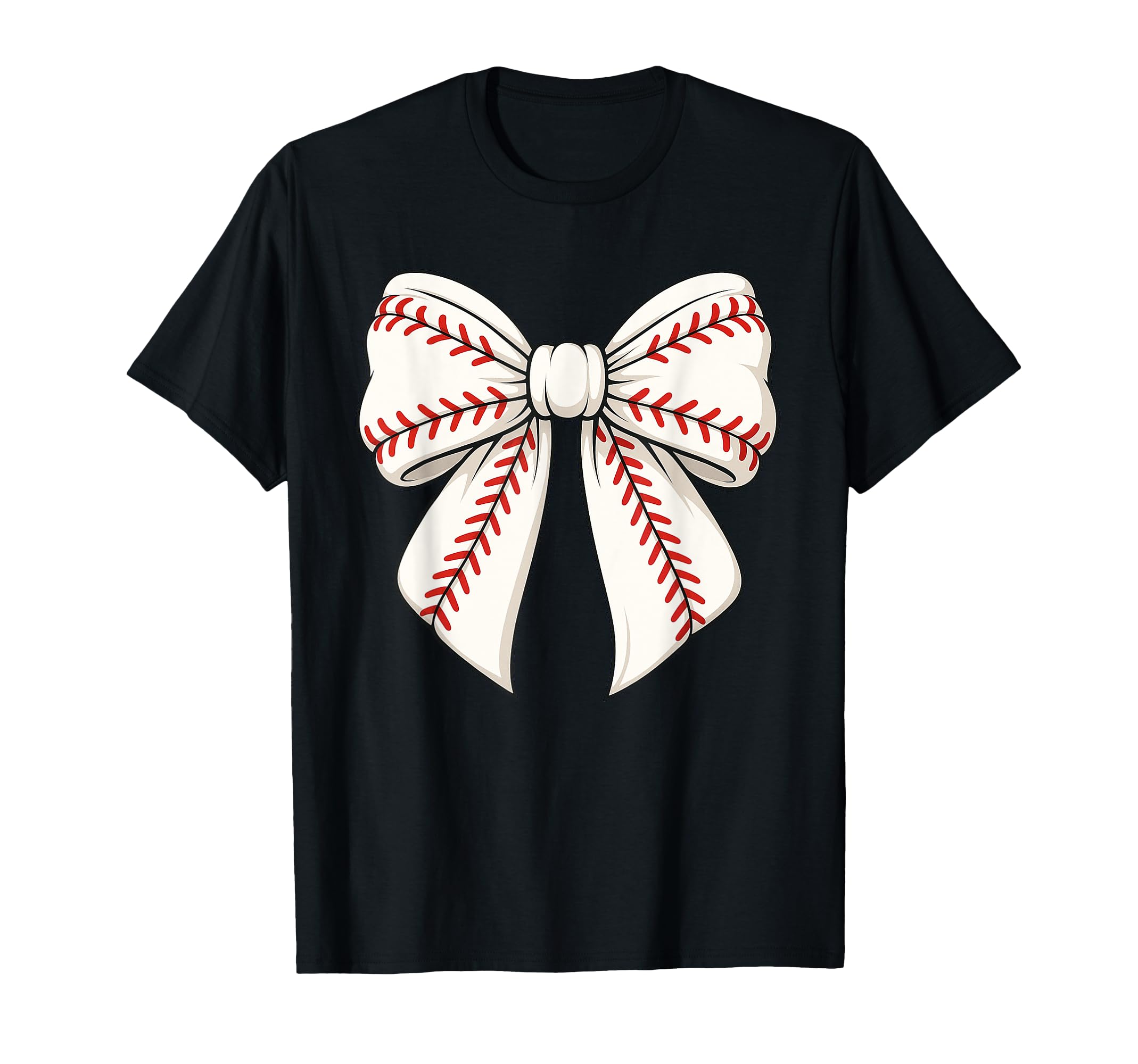Coquette Bow Baseball Game Day Cheer T-Shirt - Graphic Print for Adults - T-Shirt, Sweatshirt, Hoodie