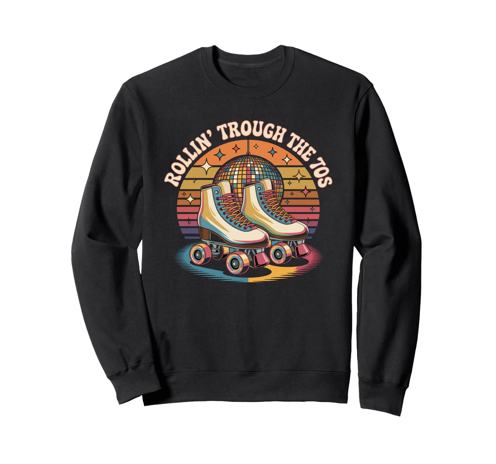 Roller Skate Roller Skating 70S Sweatshirt - Trendy Graphic for Adults - T-Shirt, Sweatshirt, Hoodie