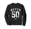 Mookie Betts 50 Los Angeles Sweatshirt - Casual Everyday Wear Men Women - T-Shirt, Sweatshirt, Hoodie