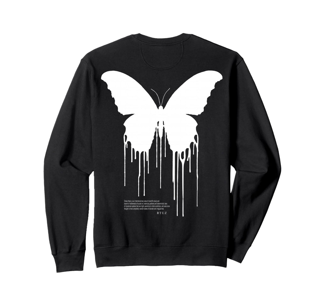 Y2K Back Streetwear Butterfly Sweatshirt - Custom Art Print Unisex - T-Shirt, Sweatshirt, Hoodie