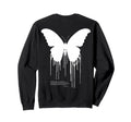 Y2K Back Streetwear Butterfly Sweatshirt - Custom Art Print Unisex - T-Shirt, Sweatshirt, Hoodie