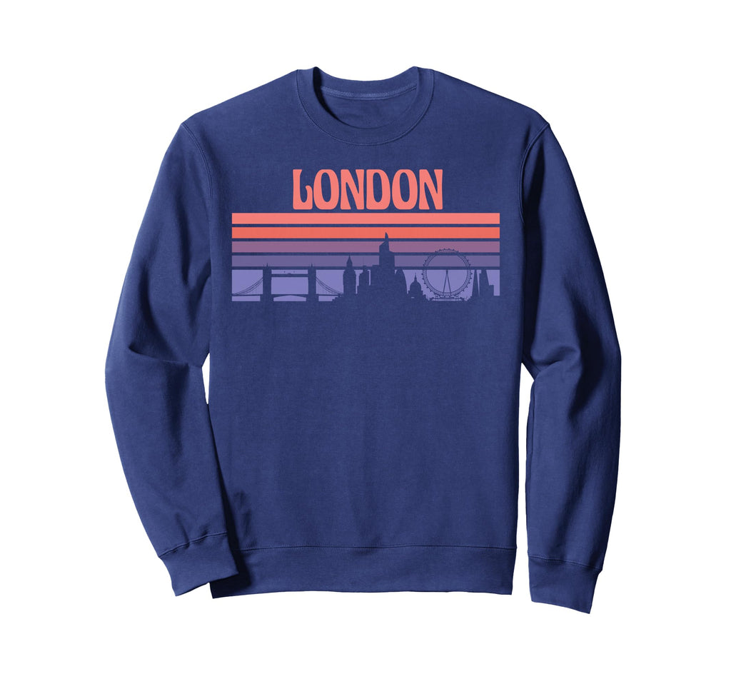 London Skyline Sunset Sweatshirt - Custom Art Print for Adults - T-Shirt, Sweatshirt, Hoodie