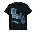 Dog Pug Playing Pinball Arcade Game T-Shirt - Unique Graphic for Adults - T-Shirt, Sweatshirt, Hoodie