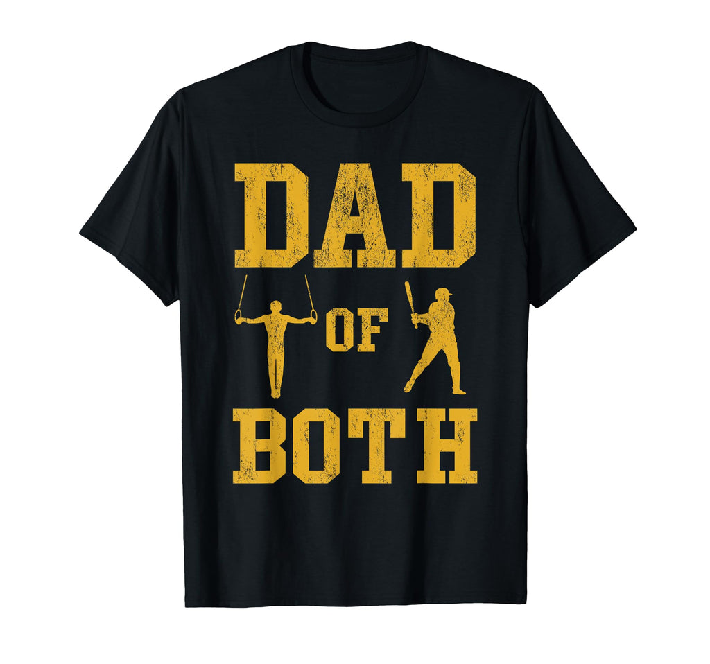 Funny Dad Both Gymnastics Baseball T-Shirt - Streetwear Style for Adults - T-Shirt, Sweatshirt, Hoodie