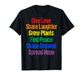 Give Love Share Laughter Grow Plants T-Shirt - Graphic Print for Adults - T-Shirt, Sweatshirt, Hoodie