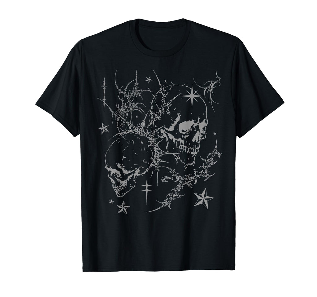 Y2K Grunge Skull Goth Alt Sigilism T-Shirt - Unique Graphic for Adults - T-Shirt, Sweatshirt, Hoodie