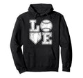 Love Baseball Softball Baseball Mom Home Hoodie - Graphic Print for Adults - T-Shirt, Sweatshirt, Hoodie