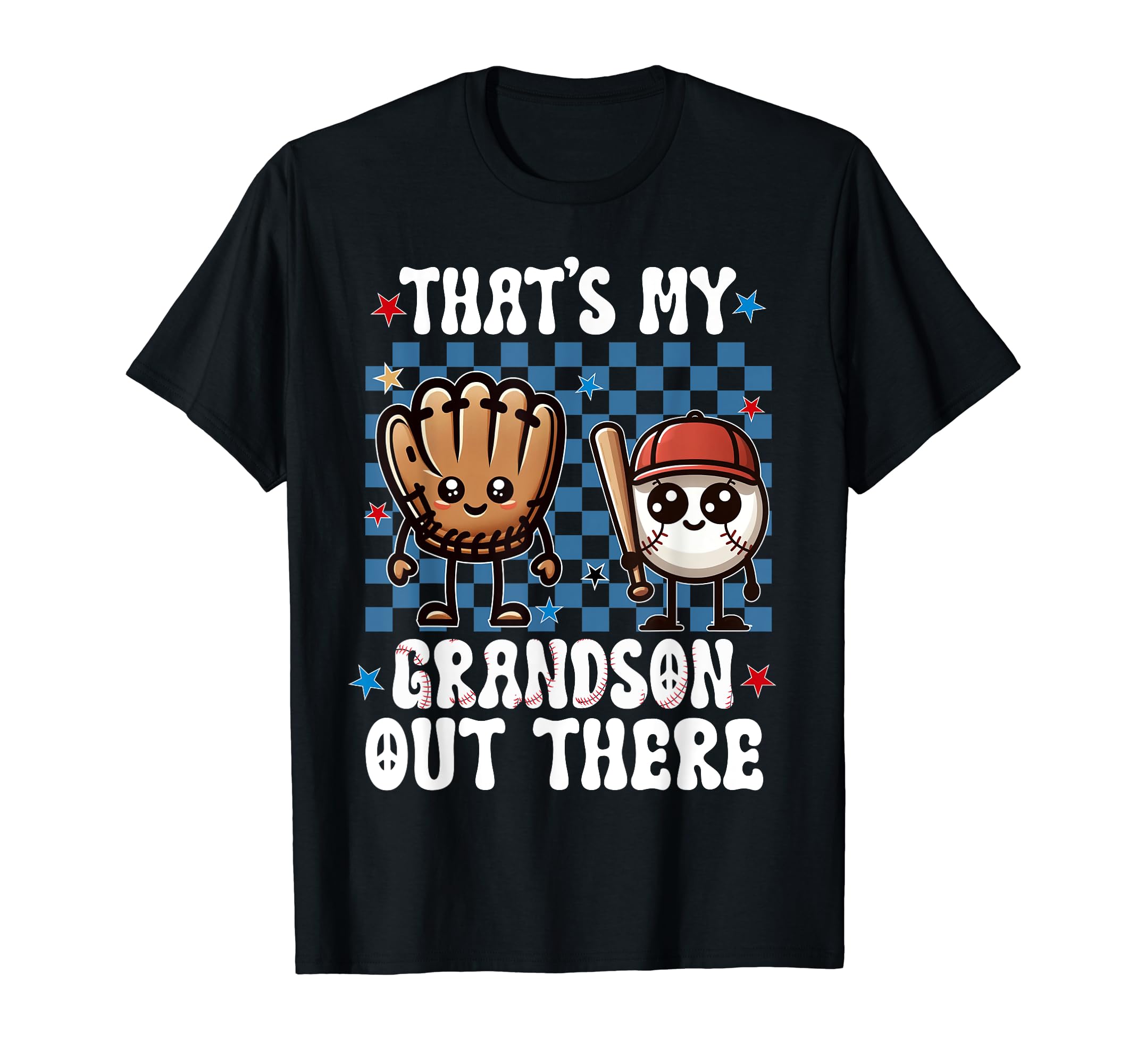 Thats My Grandson Out There Baseball T-Shirt - Custom Art Print Unisex - T-Shirt, Sweatshirt, Hoodie