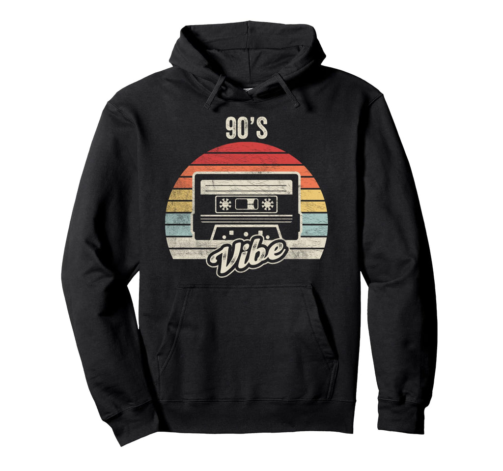 90S Vibe Cassette Tape Hoodie - Unique Graphic Men Women - T-Shirt, Sweatshirt, Hoodie