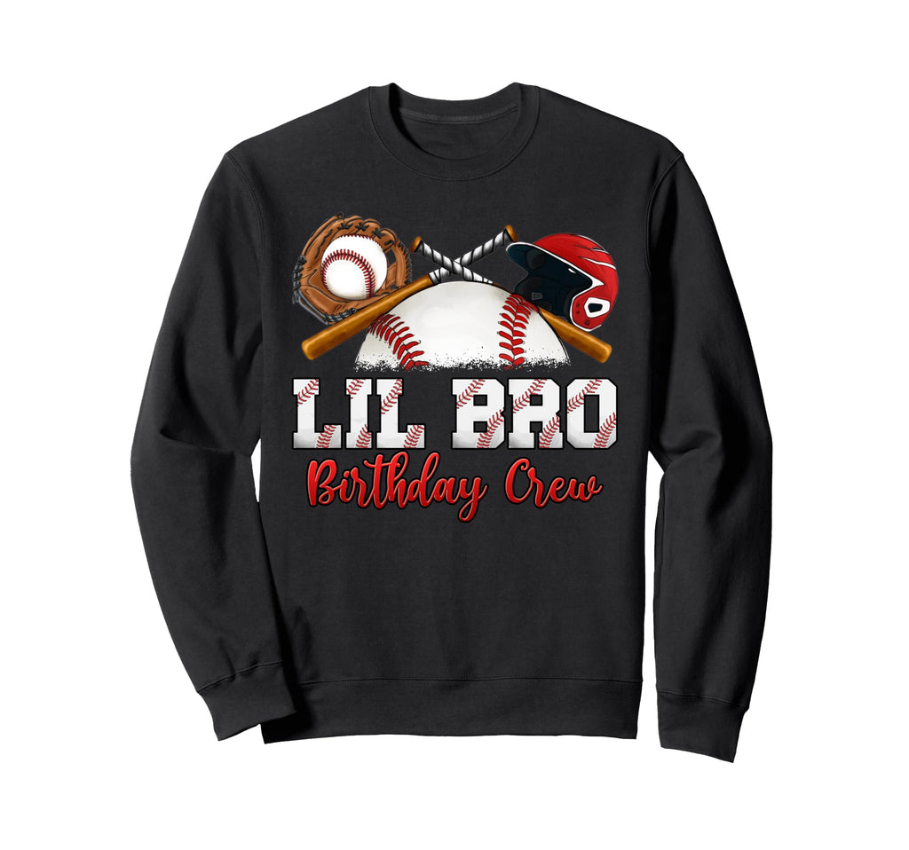 Baseball Birthday Party Sports Sweatshirt - Custom Art Print for Adults - T-Shirt, Sweatshirt, Hoodie