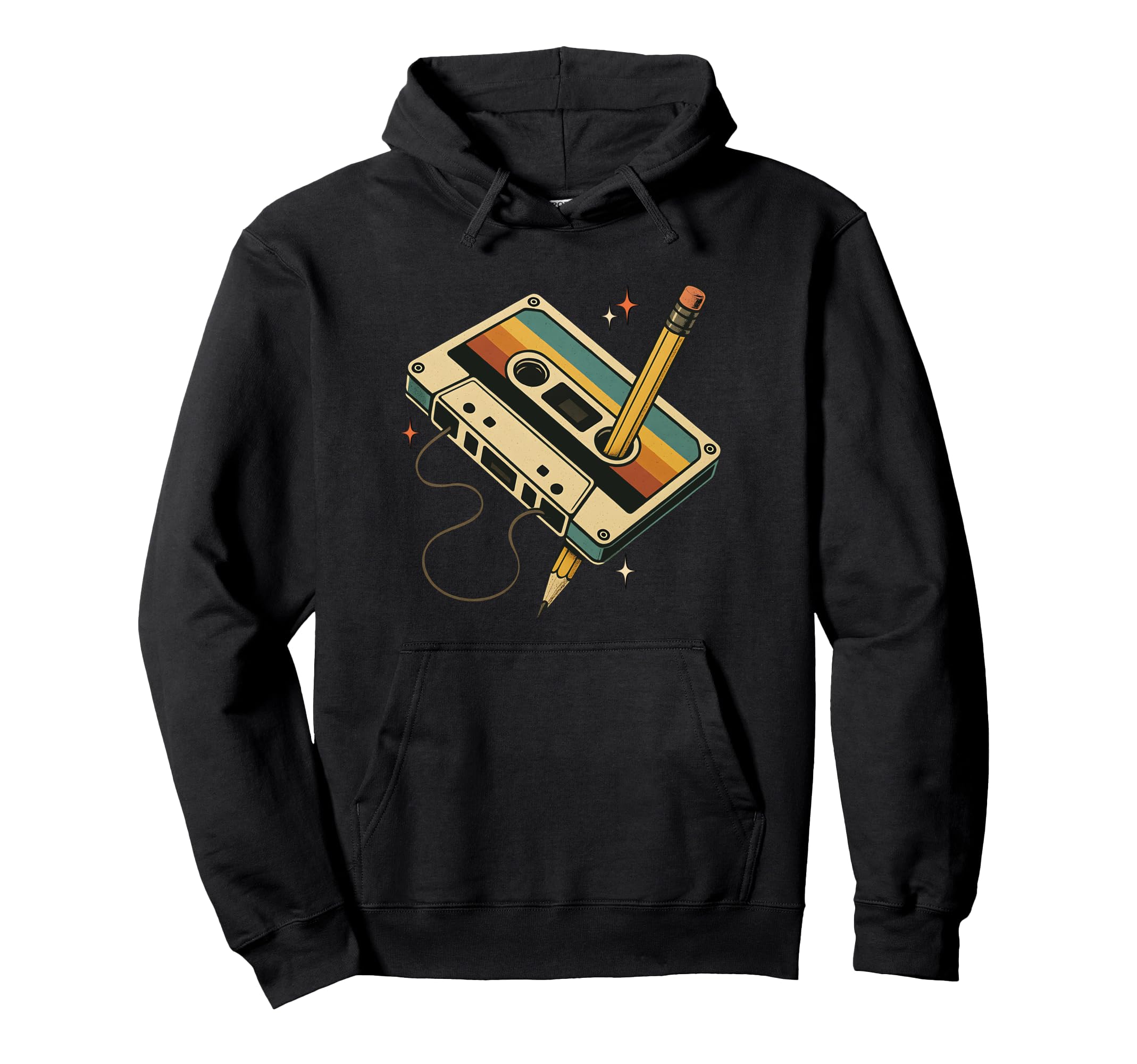 80S 90S Music Nostalgic Cassette Tape Hoodie - Streetwear Style for Adults - T-Shirt, Sweatshirt, Hoodie