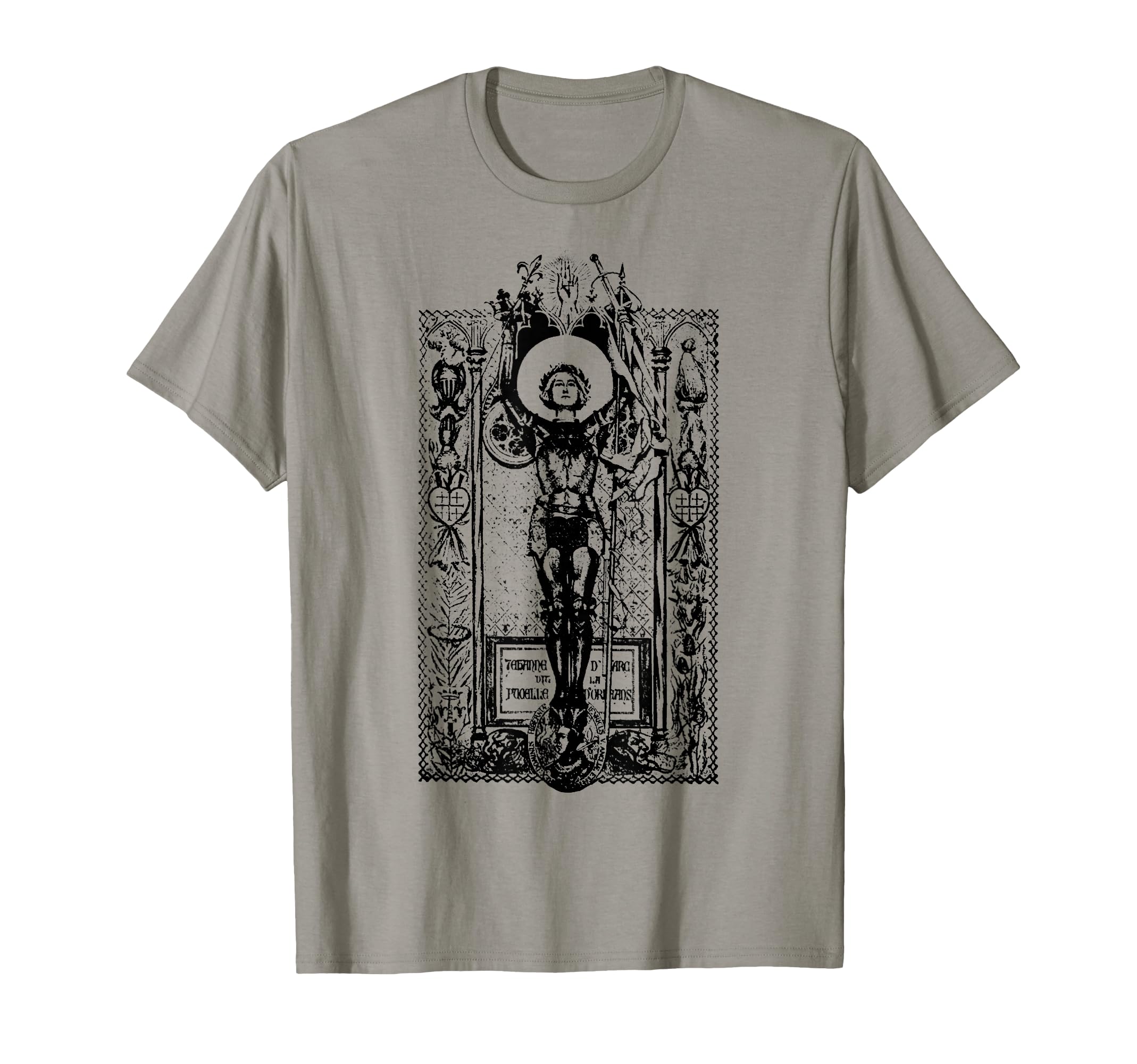 St Joan Arc Distressed Saint Catholic T-Shirt - Unique Graphic Unisex - T-Shirt, Sweatshirt, Hoodie