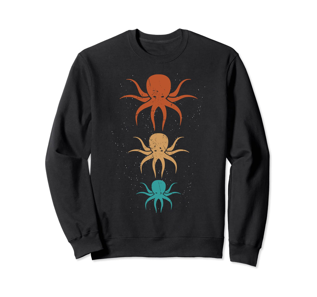 Octopus Distressed Kraken Lovers Sweatshirt - Fun Novelty Design for Adults - T-Shirt, Sweatshirt, Hoodie