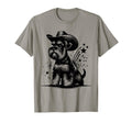 Funny Miniature Schnauzer Cowboy Western T-Shirt - Trendy Graphic Unisex - T-Shirt, Sweatshirt, Hoodie