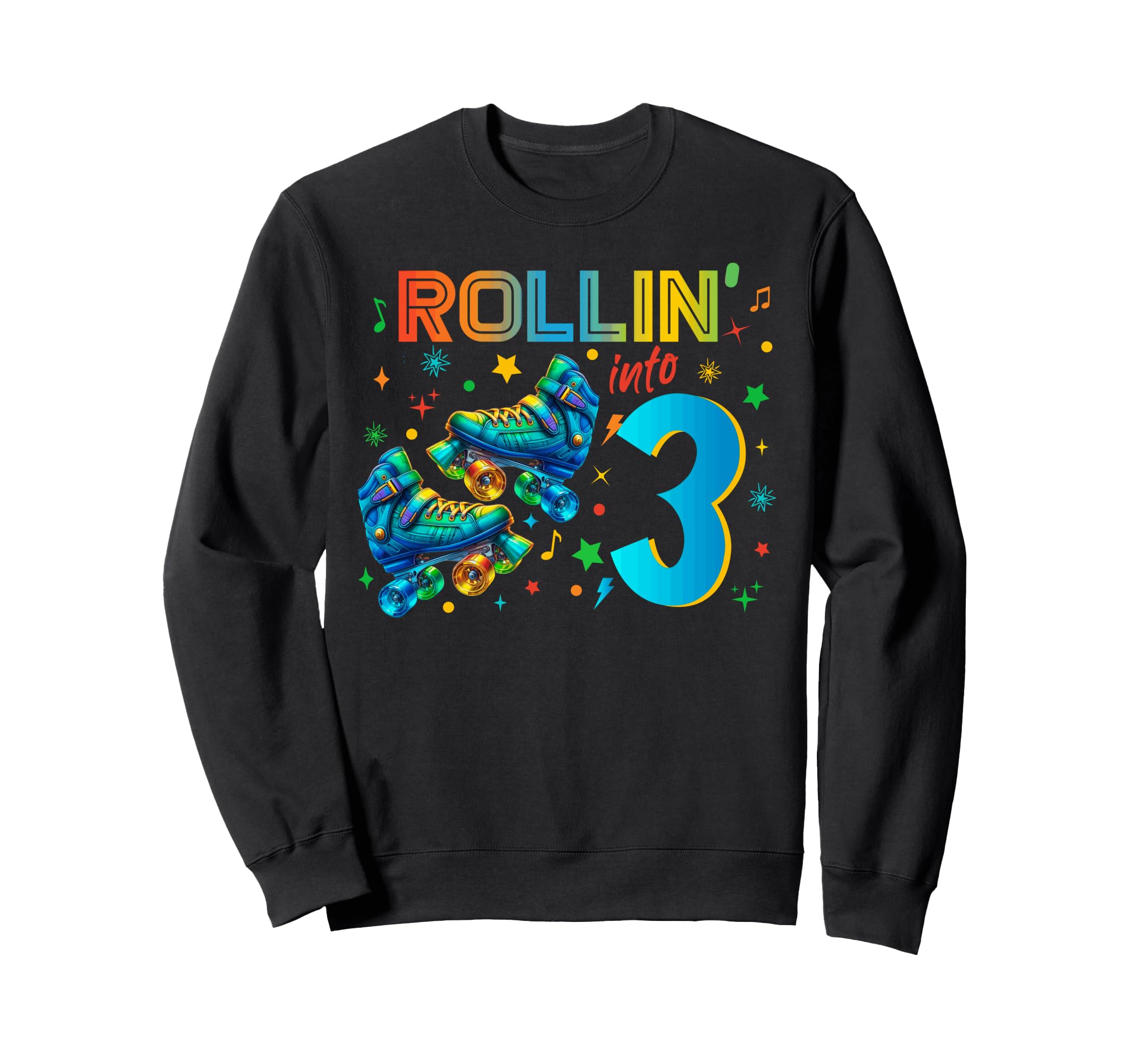 Roller Skates Birthday Skating Sweatshirt - Trendy Graphic Men Women - T-Shirt, Sweatshirt, Hoodie