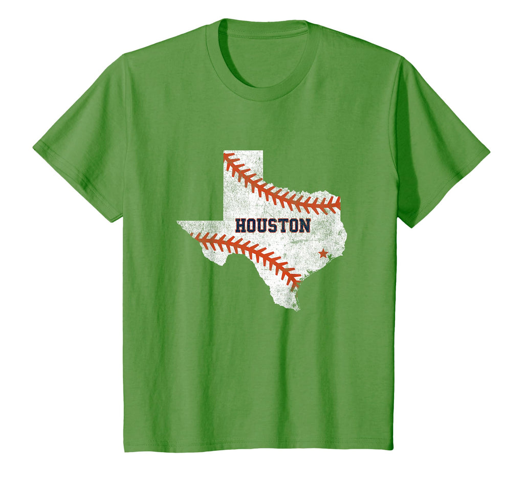Houston Baseball Distressed T-Shirt - Graphic Print for Adults - T-Shirt, Sweatshirt, Hoodie