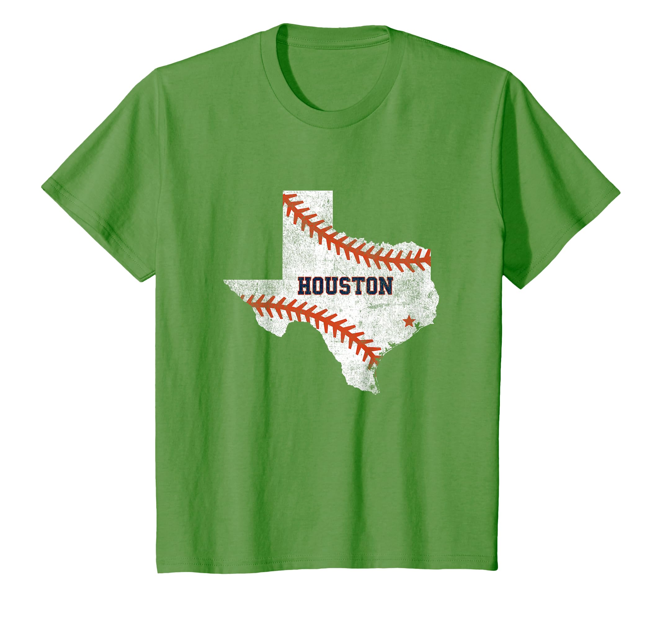 Houston Baseball Distressed T-Shirt - Graphic Print for Adults - T-Shirt, Sweatshirt, Hoodie