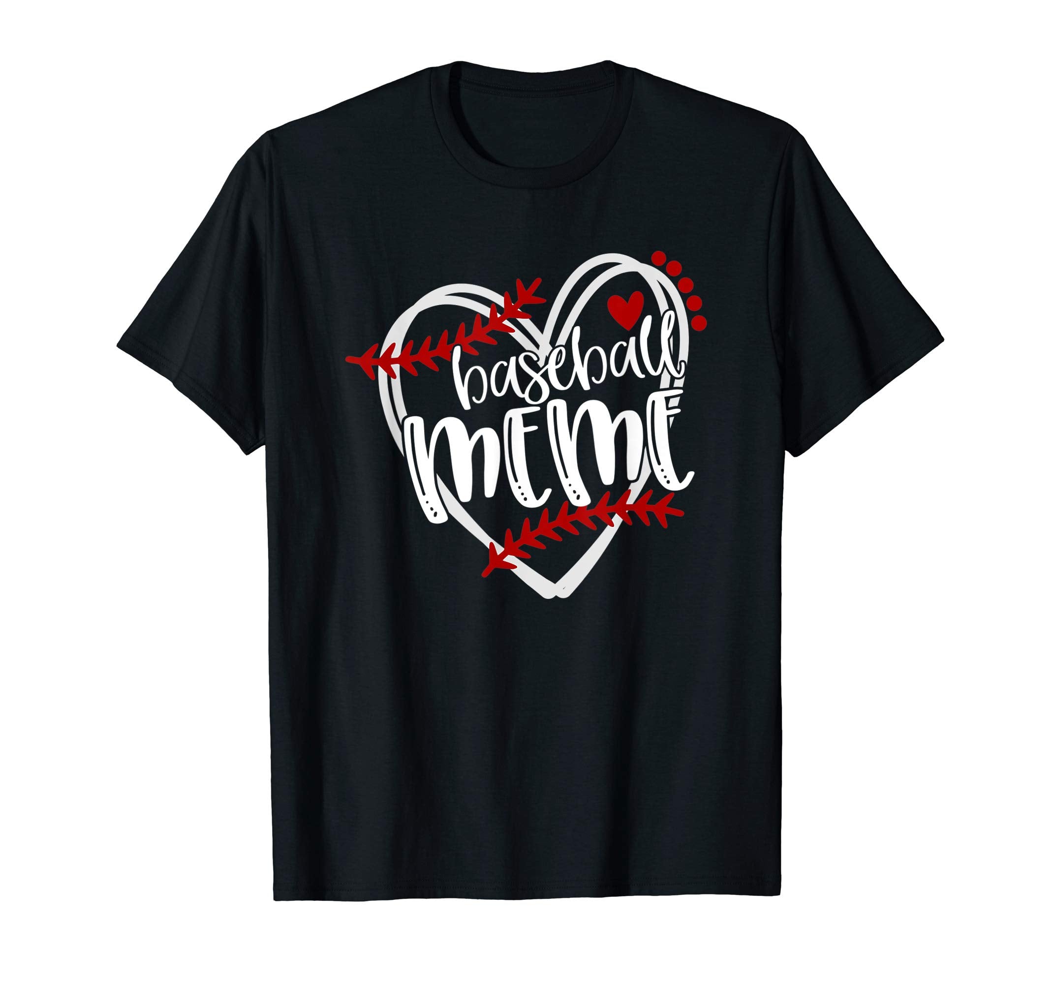 Baseball Heart Meme Grandma Trendy T-Shirt - Unique Graphic Men Women - T-Shirt, Sweatshirt, Hoodie