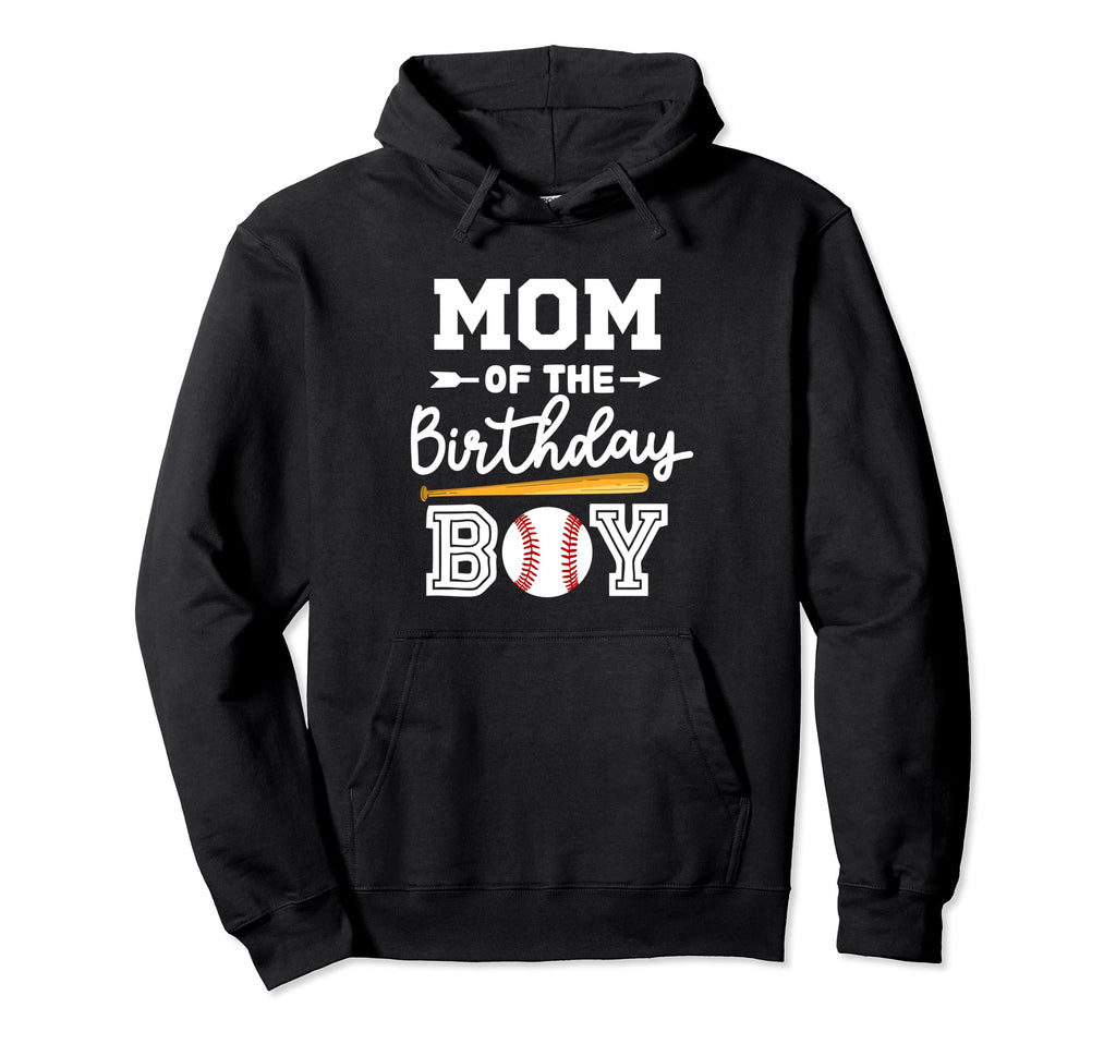 Mom Birthday Baseball Fans Hoodie - Graphic Print for Adults - T-Shirt, Sweatshirt, Hoodie