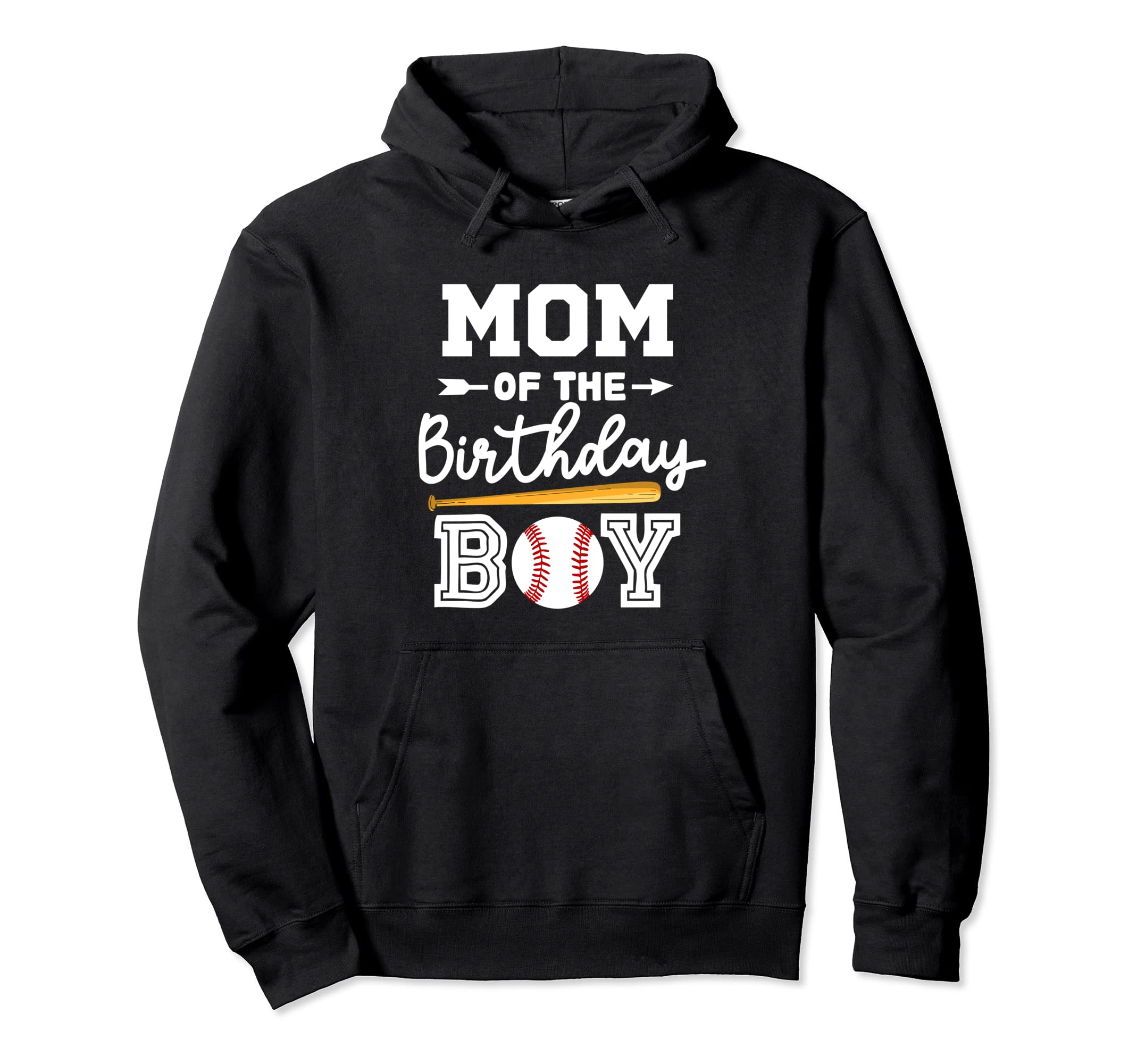 Mom Birthday Baseball Fans Hoodie - Graphic Print for Adults - T-Shirt, Sweatshirt, Hoodie