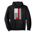 American Flag Baseball Hoodie - Graphic Print for Adults - T-Shirt, Sweatshirt, Hoodie