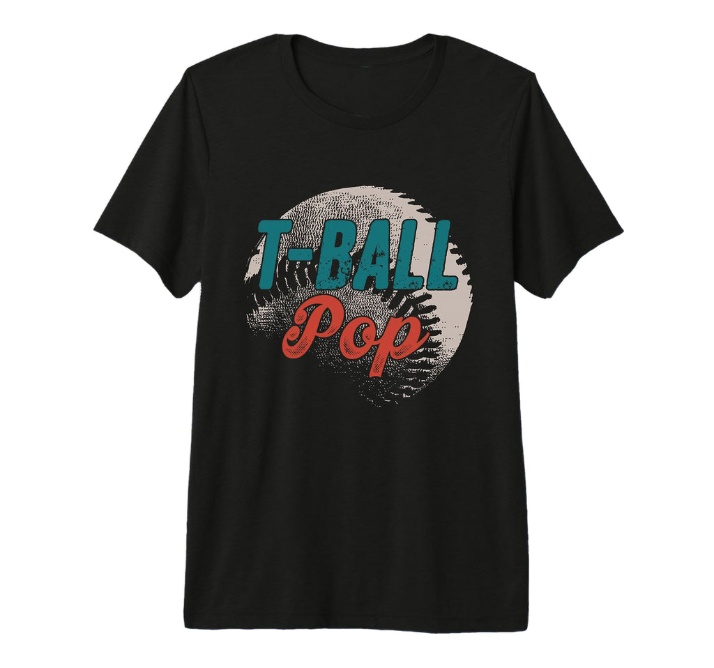 Mens T Ball Pop Baseball Fathers T-Shirt - Casual Everyday Wear for Adults - T-Shirt, Sweatshirt, Hoodie