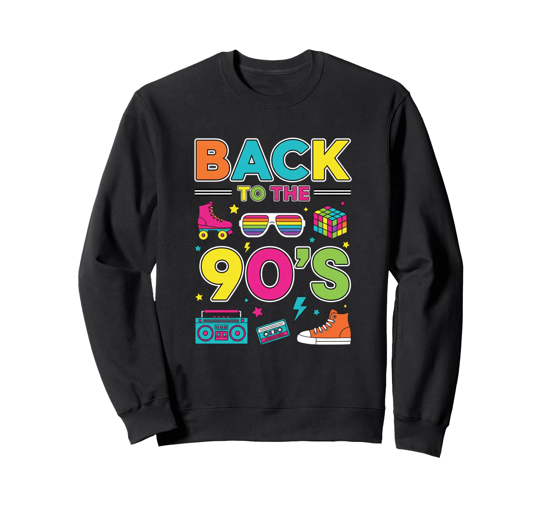 Back To 90S 1990S Nostalgia Sweatshirt - Streetwear Style for Adults - T-Shirt, Sweatshirt, Hoodie