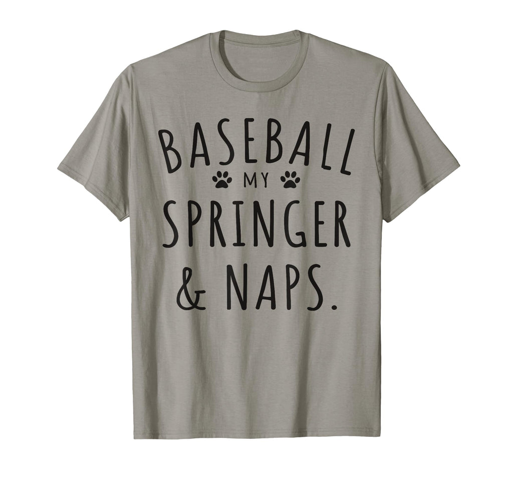 Baseball My Springer Naps English T-Shirt - Trendy Graphic for Adults - T-Shirt, Sweatshirt, Hoodie