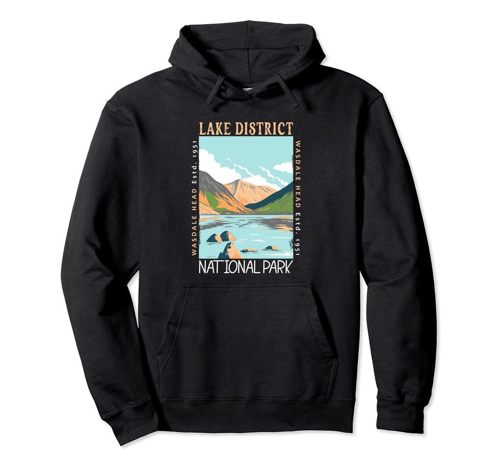 Lake District National Park England Hoodie - Unique Graphic for Adults - T-Shirt, Sweatshirt, Hoodie