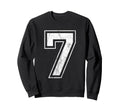 Big Numbers Large Varsity Number T-Shirt - Fun Novelty Design Men Women - T-Shirt, Sweatshirt, Hoodie
