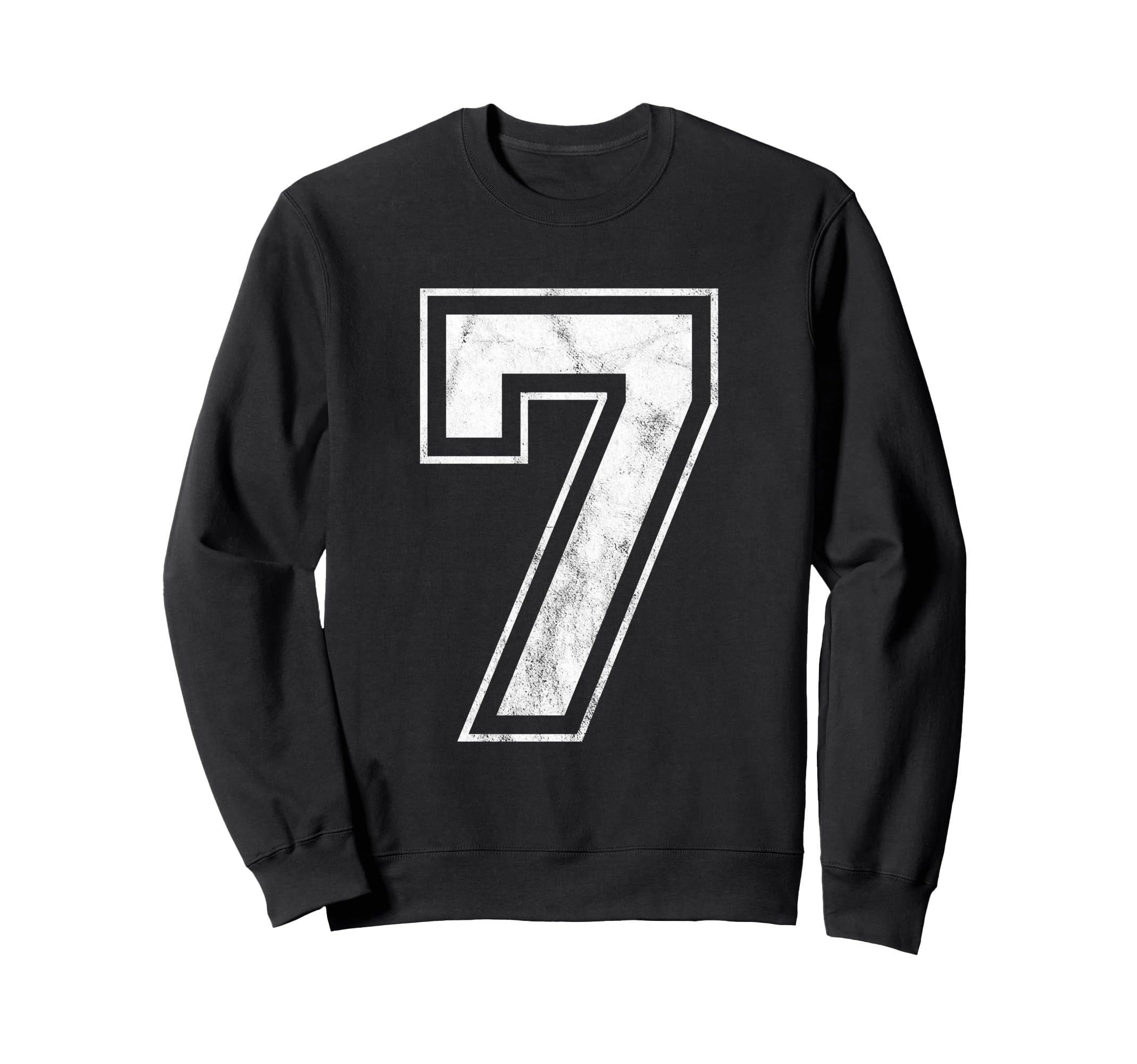 Big Numbers Large Varsity Number T-Shirt - Fun Novelty Design Men Women - T-Shirt, Sweatshirt, Hoodie