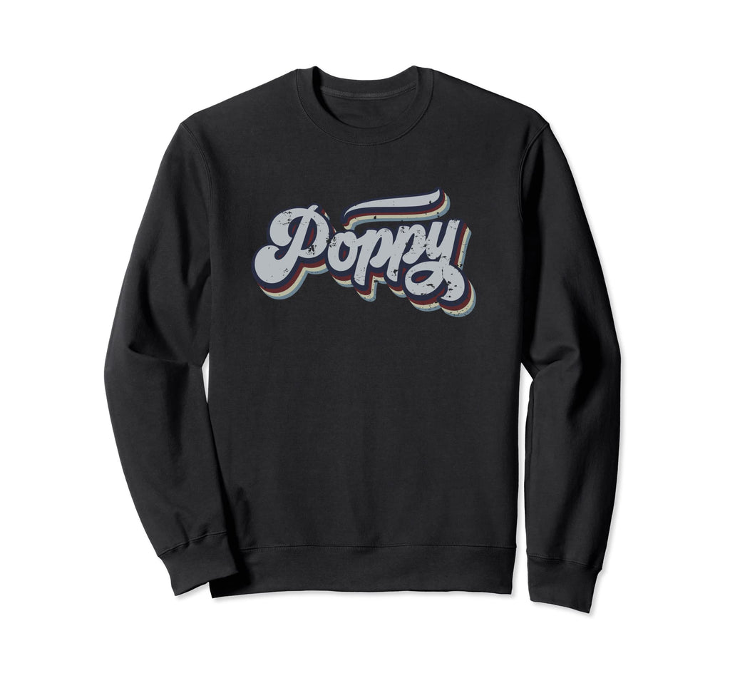 Poppy Distressed Rainbow Gift Sweatshirt - Trendy Graphic Unisex - T-Shirt, Sweatshirt, Hoodie