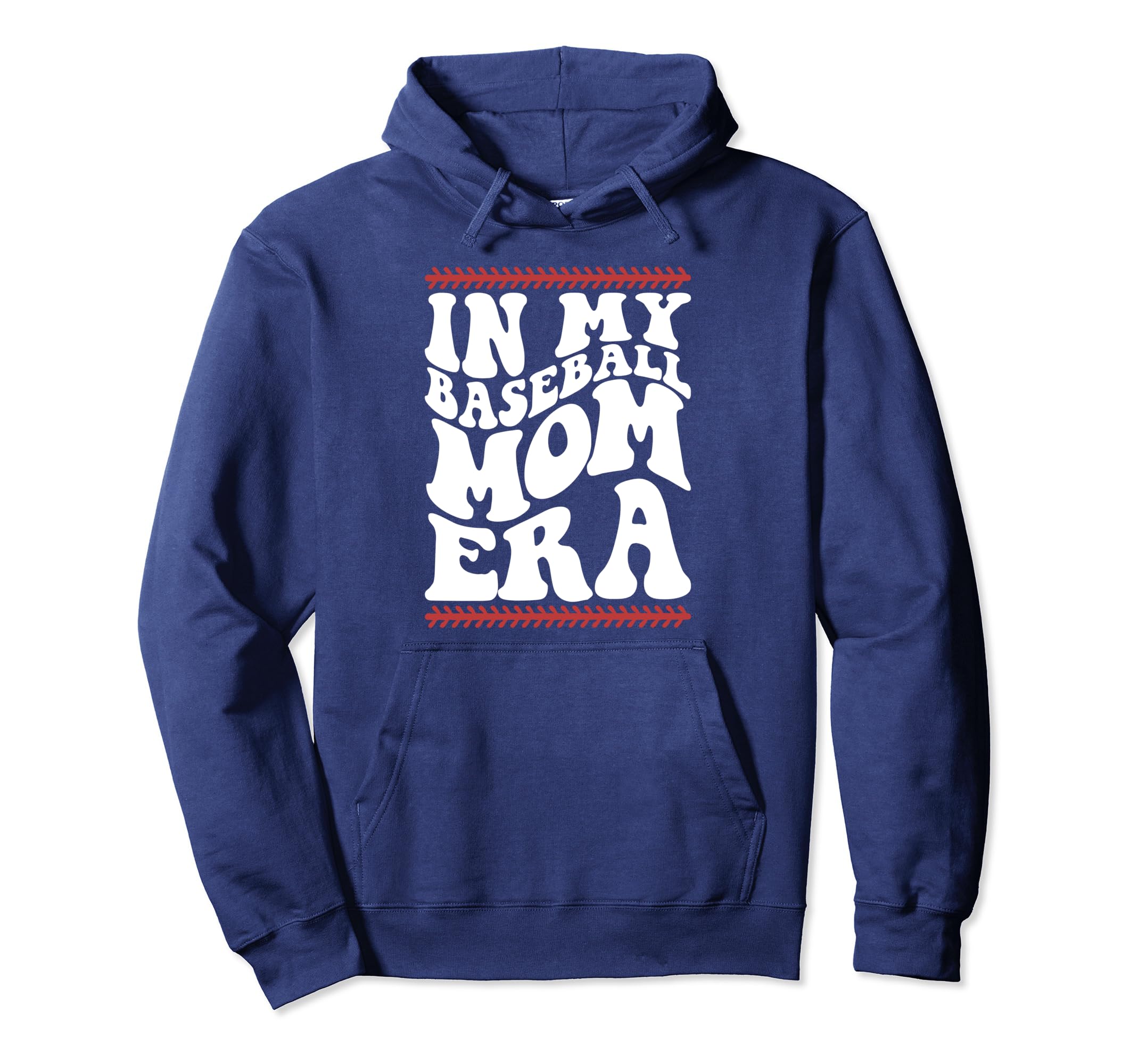 Funny Groovy Baseball My Baseball Mom Era Hoodie - Graphic Print Men Women - T-Shirt, Sweatshirt, Hoodie