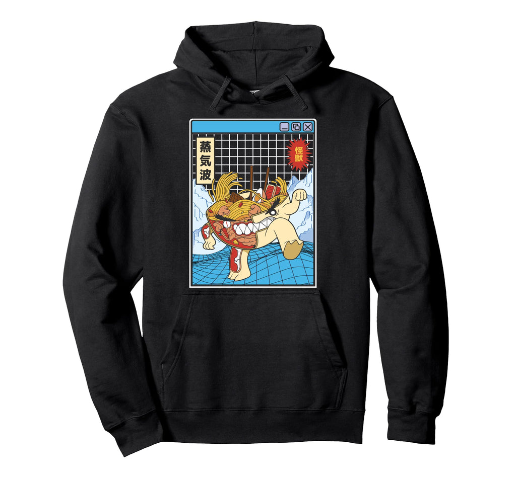 Angry Ramen Bowl X Ray Japan Otaku Anime Hoodie - Trendy Graphic Unisex - T-Shirt, Sweatshirt, Hoodie