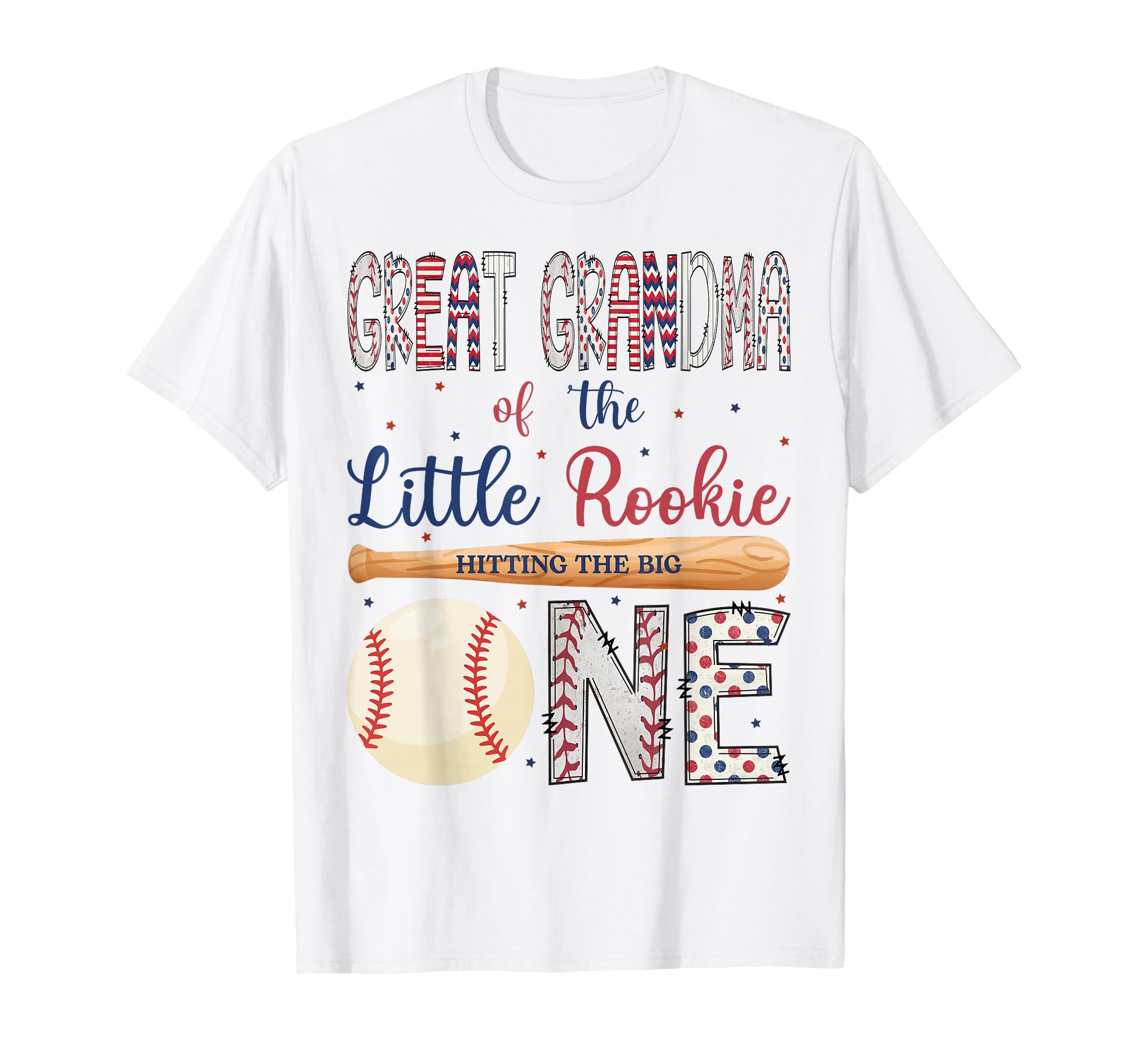 Great Grandma One Little Rookie T-Shirt - Casual Everyday Wear for Adults - T-Shirt, Sweatshirt, Hoodie