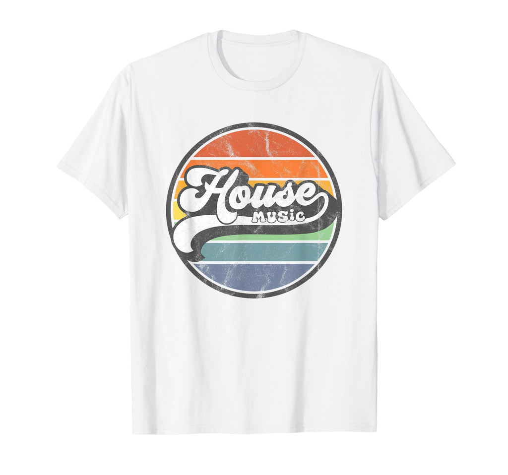 House Music Dj Sunset T-Shirt - Trendy Graphic for Adults - T-Shirt, Sweatshirt, Hoodie