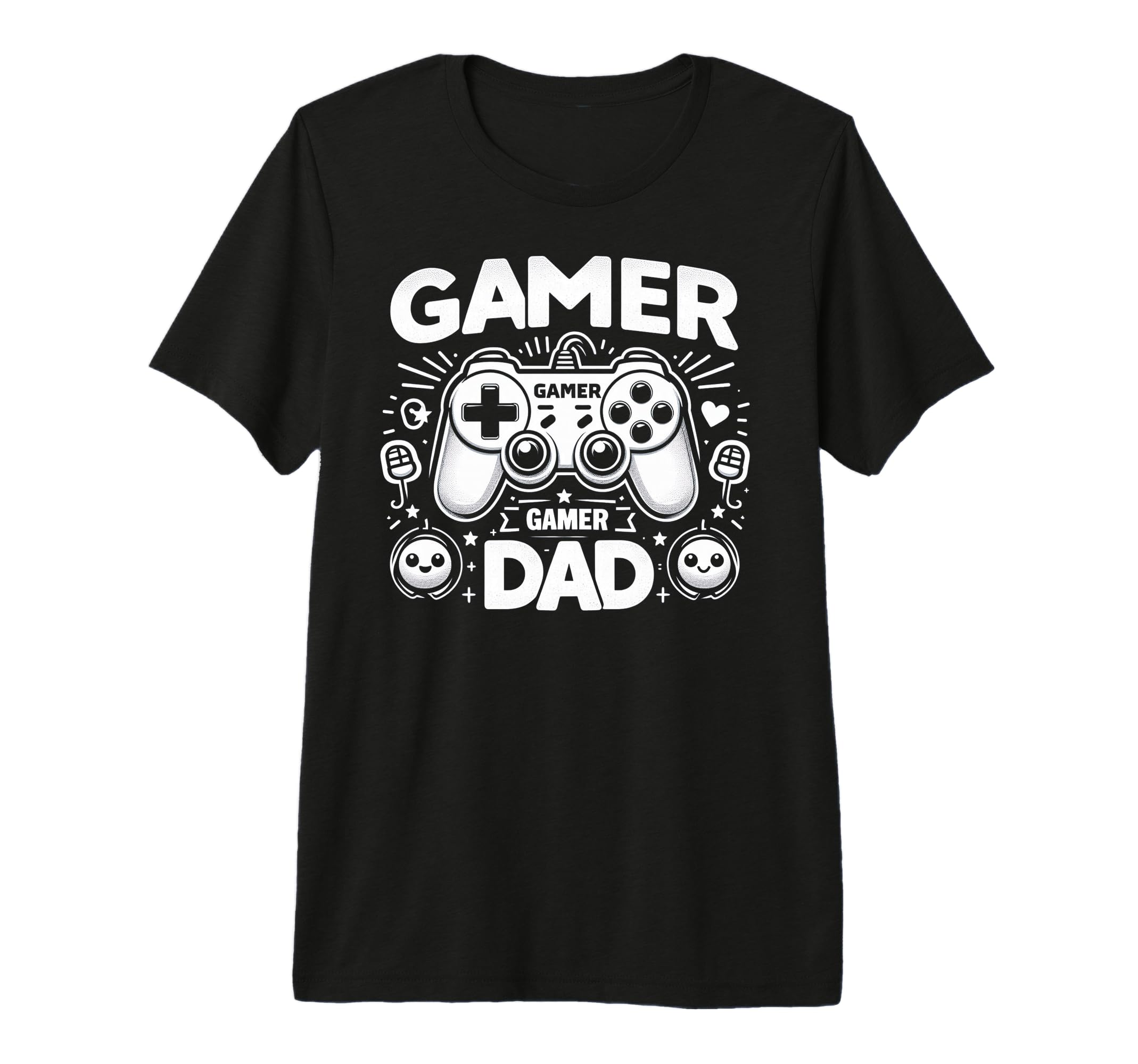 Gamer Dad Game Controller Gaming T-Shirt - Fun Novelty Design for Adults - T-Shirt, Sweatshirt, Hoodie
