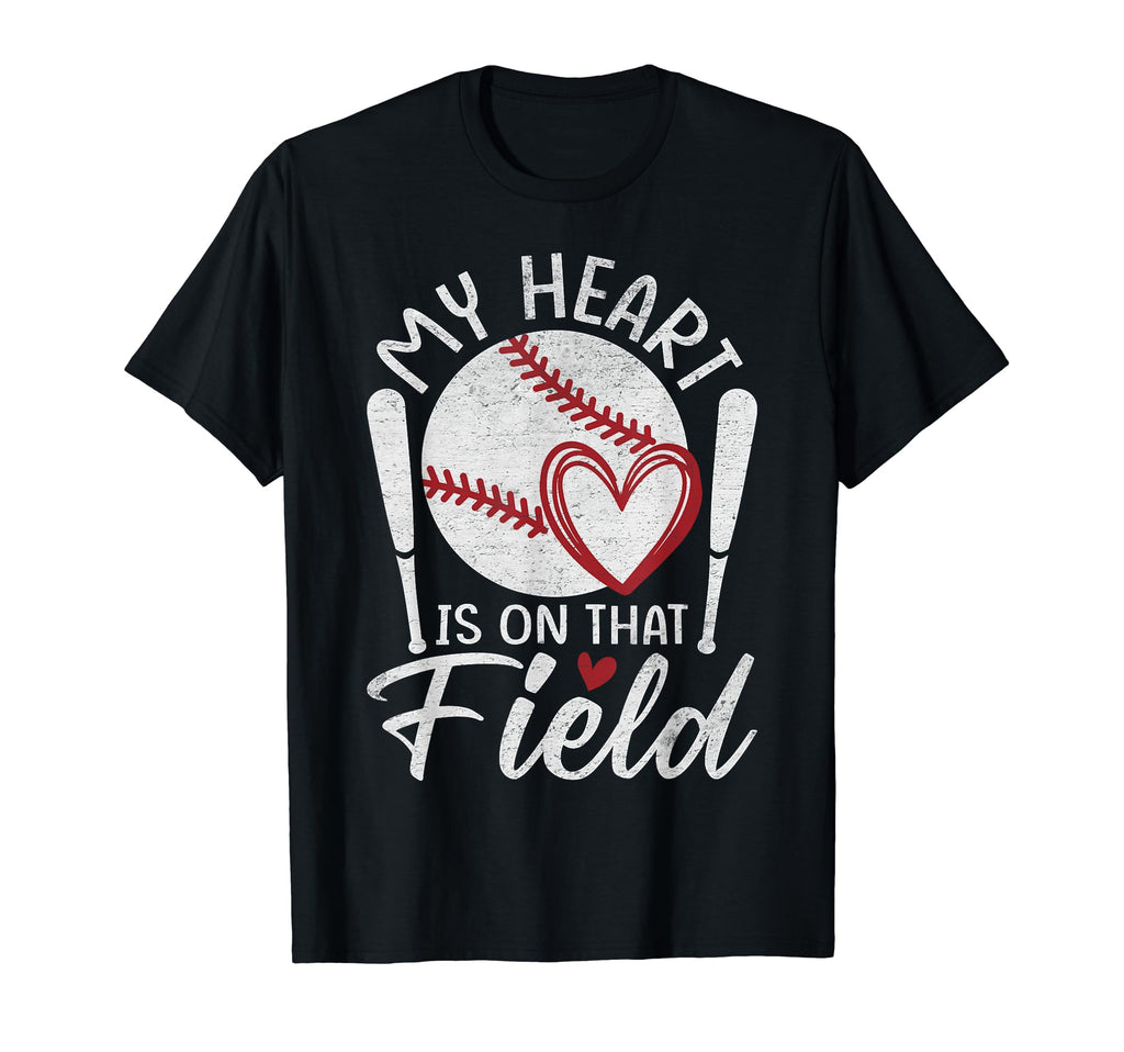 My Heart Is That Field Baseball T-Shirt - Aesthetic Graphic Men Women - T-Shirt, Sweatshirt, Hoodie