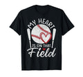 My Heart Is That Field Baseball T-Shirt - Aesthetic Graphic Men Women - T-Shirt, Sweatshirt, Hoodie