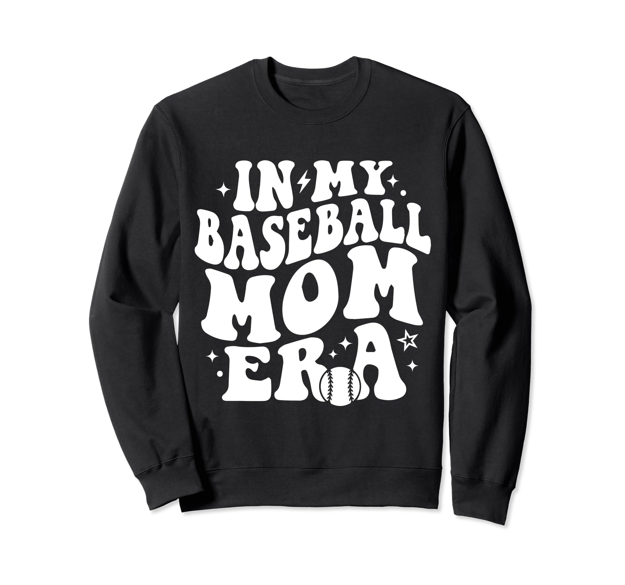 My Baseball Mom Era Sweatshirt - Minimalist Print for Adults - T-Shirt, Sweatshirt, Hoodie