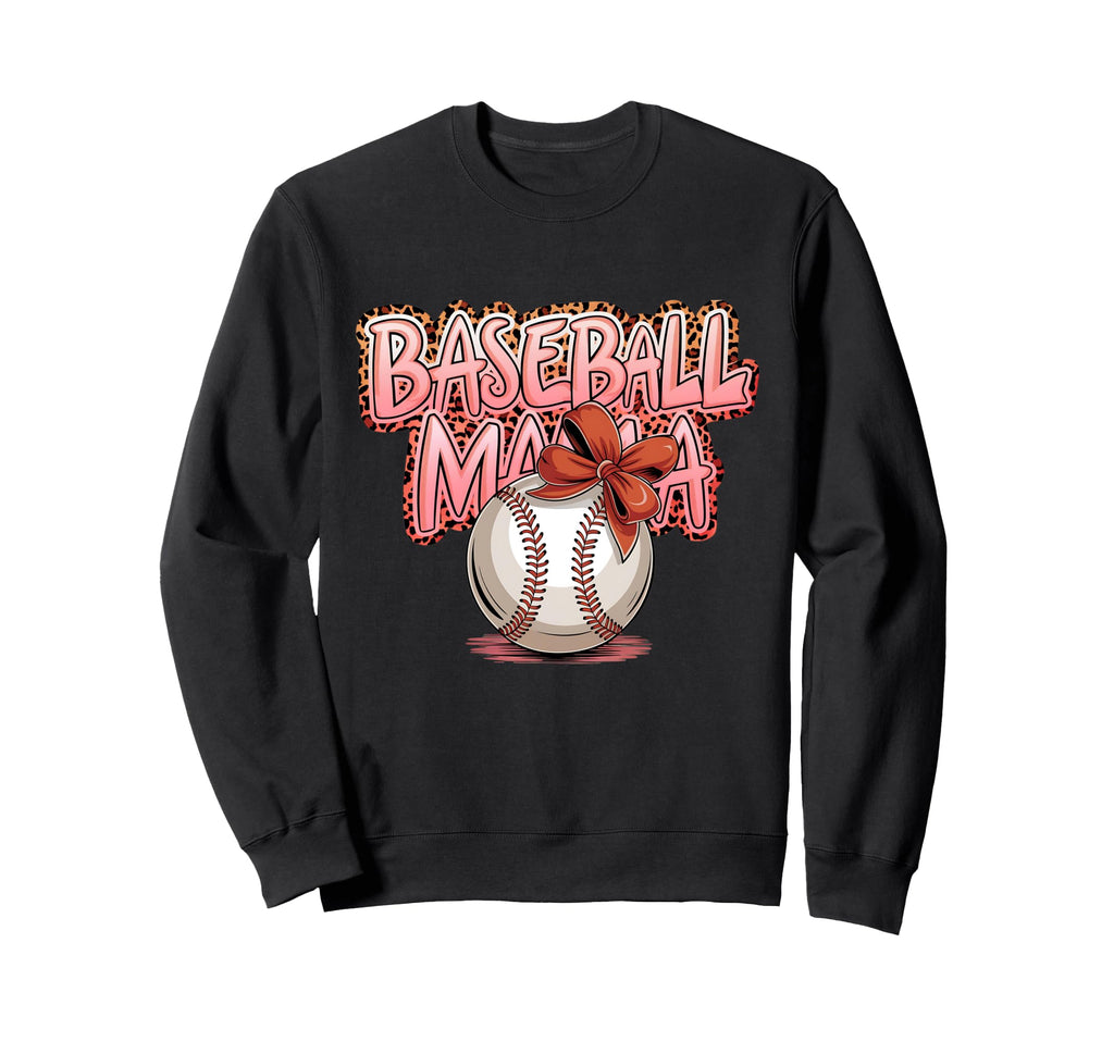 Coquette American Baseball Mom Mama Sweatshirt - Unique Graphic Men Women - T-Shirt, Sweatshirt, Hoodie