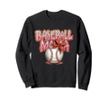 Coquette American Baseball Mom Mama Sweatshirt - Unique Graphic Men Women - T-Shirt, Sweatshirt, Hoodie