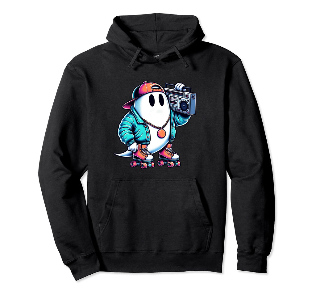 Funny Boo 90S Nostalgic Halloween Hoodie - Casual Everyday Wear for Adults - T-Shirt, Sweatshirt, Hoodie
