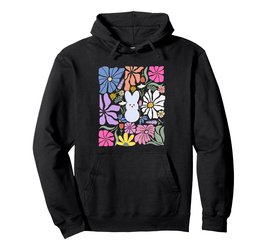 Easter Floral Bunny Boho Flowers And Hoodie - Streetwear Style for Adults - T-Shirt, Sweatshirt, Hoodie