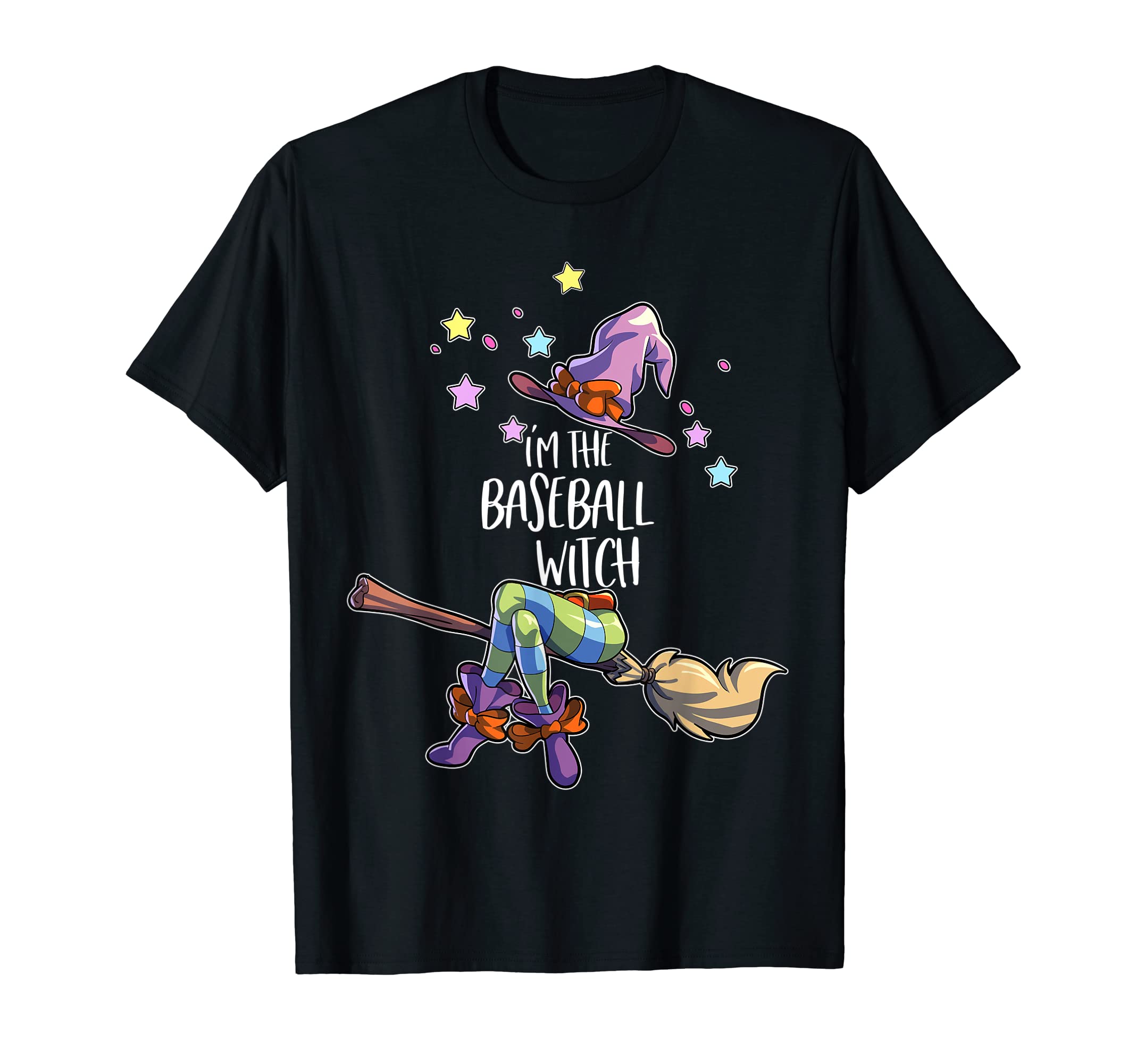 Baseball Witch Halloween Group Matching T-Shirt - Novelty Apparel Unisex - T-Shirt, Sweatshirt, Hoodie